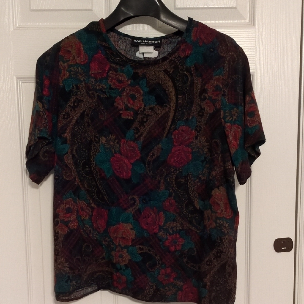 Sag Harbor Multicolor Floral Top